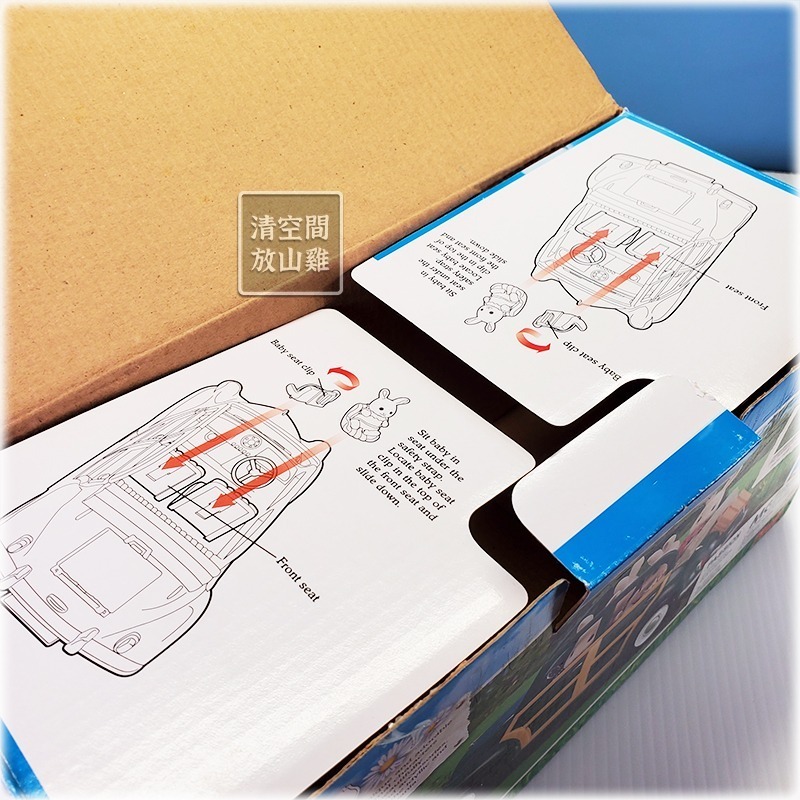 Sylvanian Families 森林家族 綠色敞篷車 家庭車 英版 絕版〈清空間放山雞〉-細節圖10