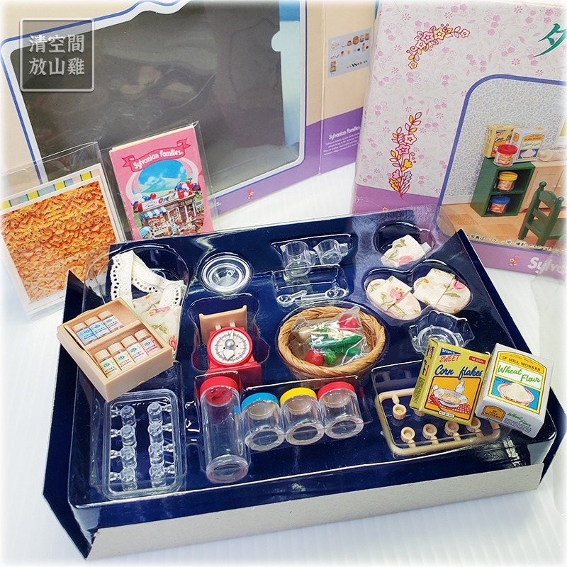 Sylvanian Families 森林家族 廚房組合 調理器具組 陶瓷餐具組 調理台組 圓桌組〈清空間放山雞〉-細節圖4