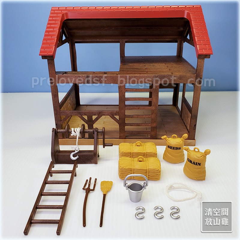 Sylvanian Families 森林家族 馬廄 穀倉 英版 絕版〈清空間放山雞〉-細節圖8