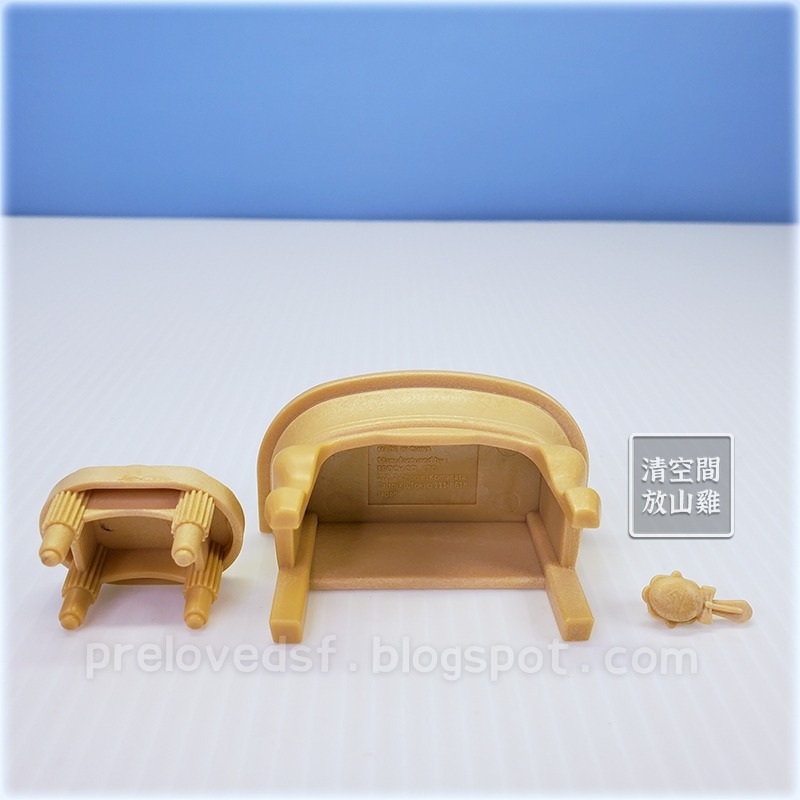 Sylvanian Families 森林家族 化妝桌椅組 歐版 絕版〈清空間放山雞〉-細節圖6