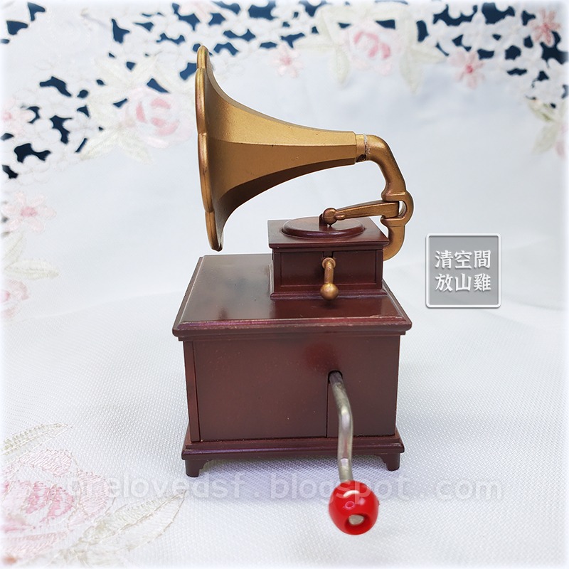 Sylvanian Families 森林家族 留聲機 音樂盒 1988 絕版〈清空間放山雞〉-細節圖3