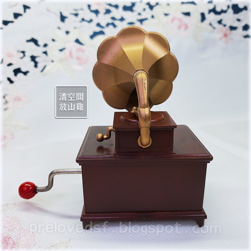 Sylvanian Families 森林家族 留聲機 音樂盒 1988 絕版〈清空間放山雞〉-細節圖4