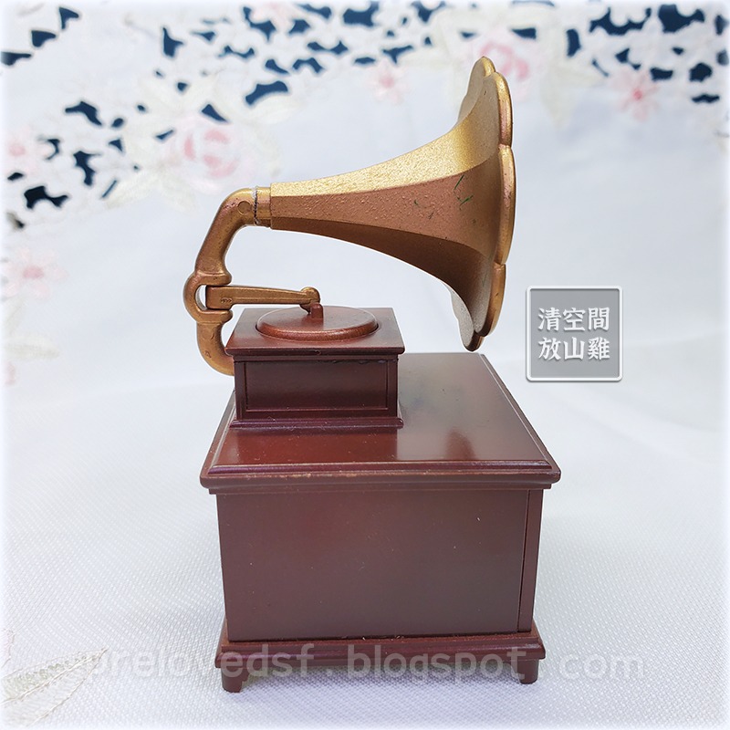 Sylvanian Families 森林家族 留聲機 音樂盒 1988 絕版〈清空間放山雞〉-細節圖5