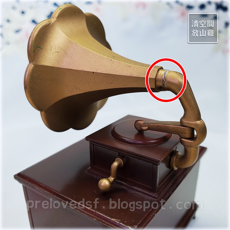 Sylvanian Families 森林家族 留聲機 音樂盒 1988 絕版〈清空間放山雞〉-細節圖6