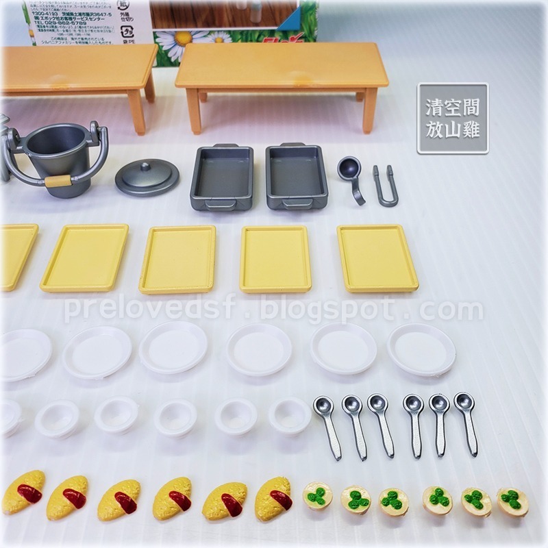 Sylvanian Families 森林家族 學校營養午餐組 英版 絕版〈清空間放山雞〉-細節圖6