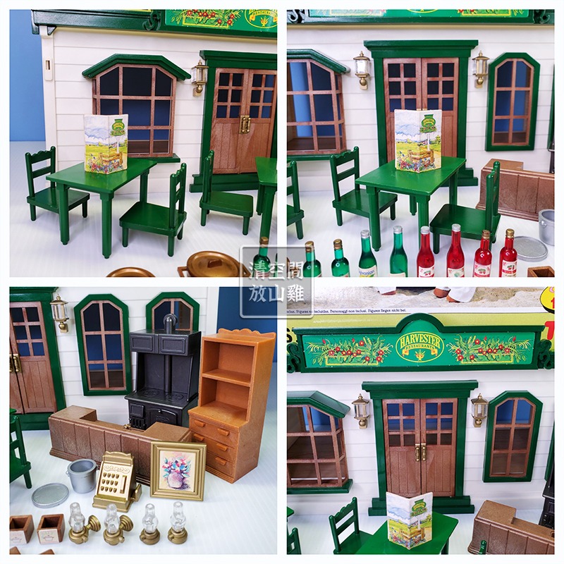 Sylvanian Families 森林家族 西餐廳 TOMY 英版 絕版〈清空間放山雞〉-細節圖7