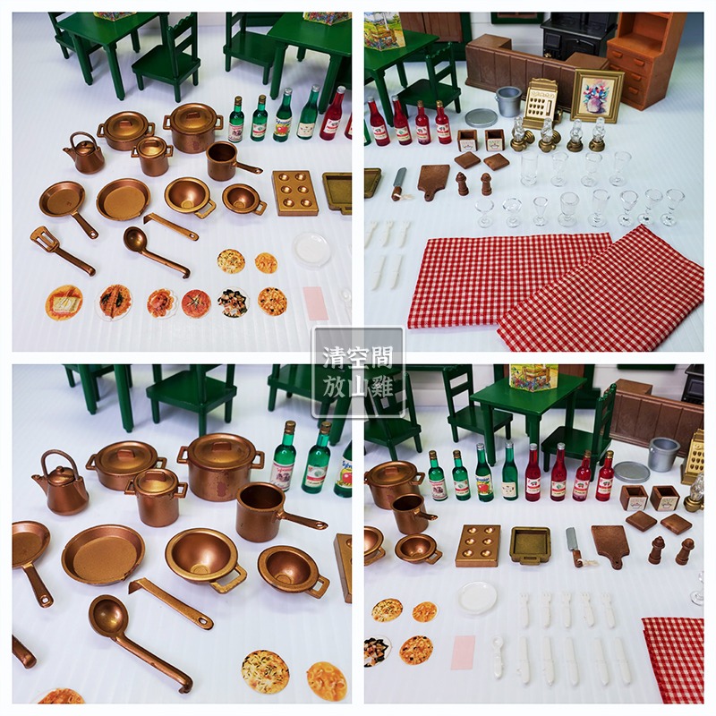 Sylvanian Families 森林家族 西餐廳 TOMY 英版 絕版〈清空間放山雞〉-細節圖8