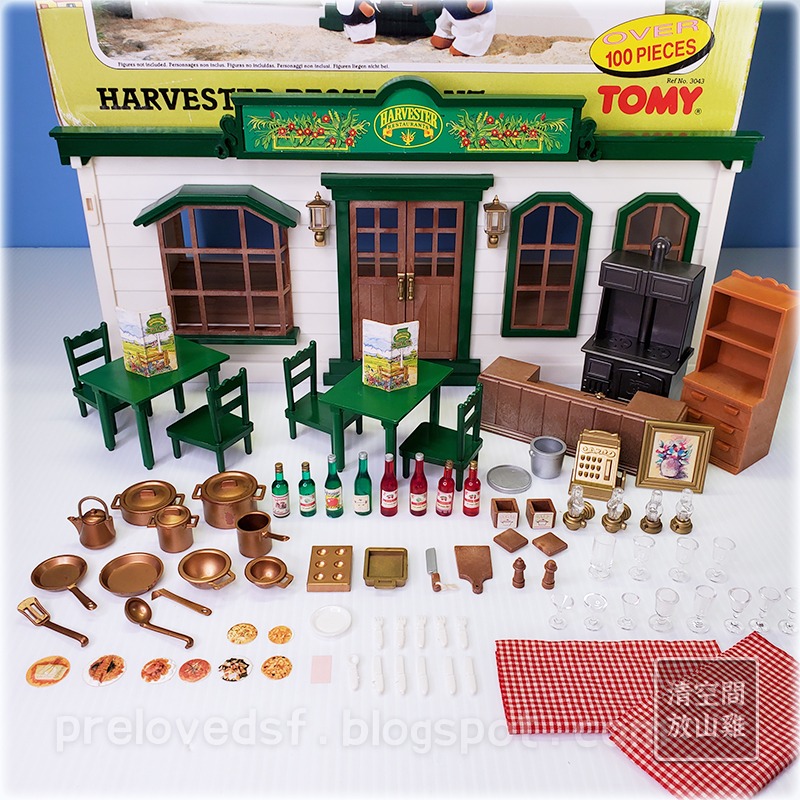 Sylvanian Families 森林家族 西餐廳 TOMY 英版 絕版〈清空間放山雞〉-細節圖11