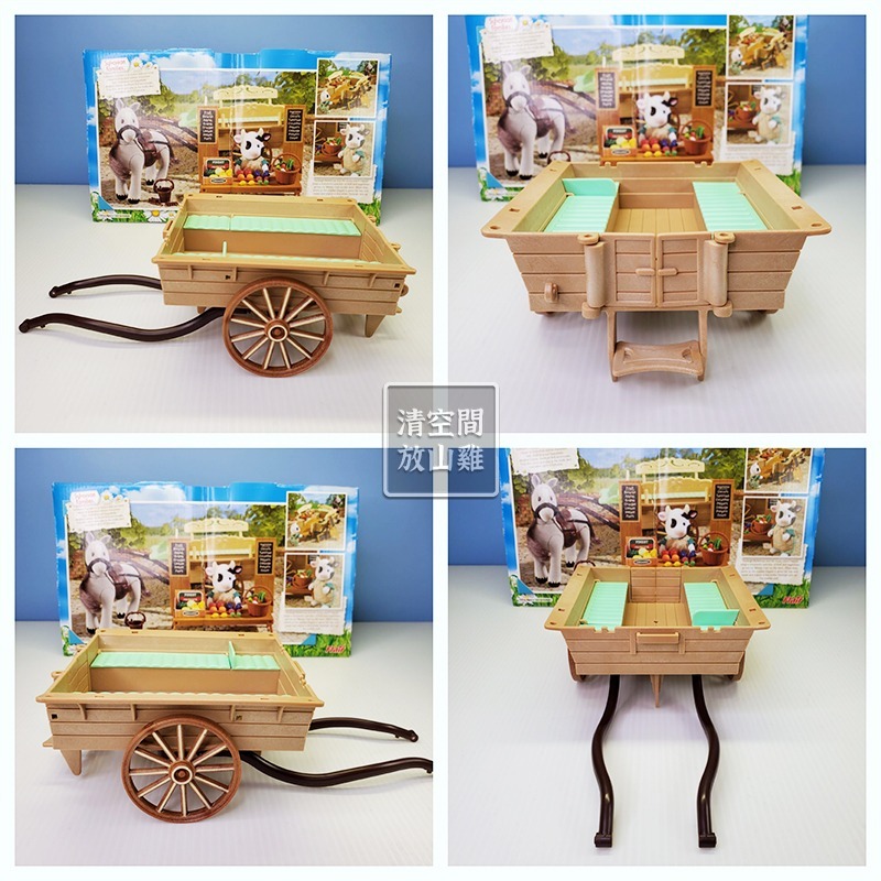 Sylvanian Families 森林家族 英版馬車蔬果攤 不含玩偶 Flair 絕版〈清空間放山雞〉-細節圖2