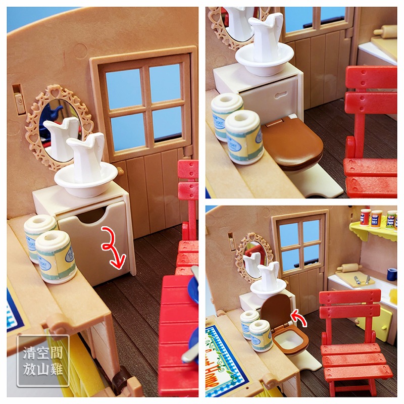Sylvanian Families 森林家族 露營馬車 有燈 不含馬玩偶 英版 絕版〈清空間放山雞〉-細節圖7