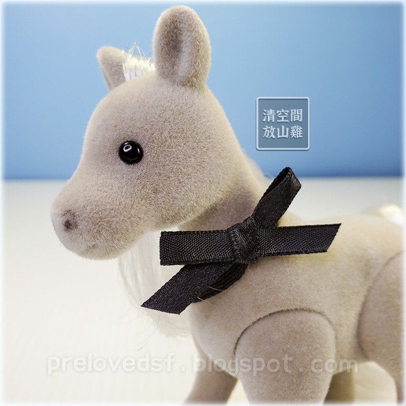 Sylvanian Families 森林家族 絕版馬 四腳馬 可能是TOMY露營馬車的馬〈清空間放山雞〉-細節圖4