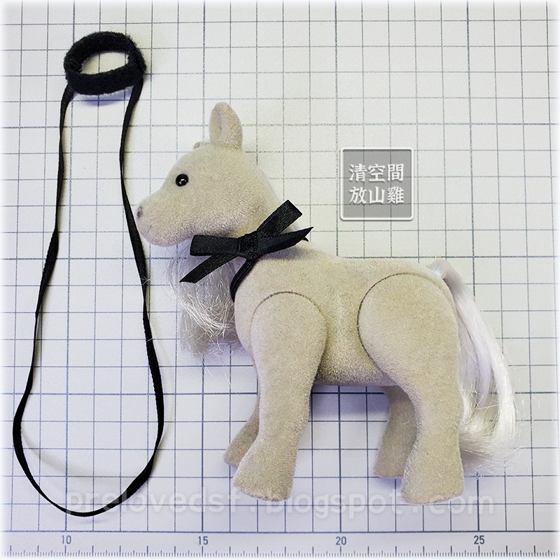 Sylvanian Families 森林家族 絕版馬 四腳馬 可能是TOMY露營馬車的馬〈清空間放山雞〉-細節圖6