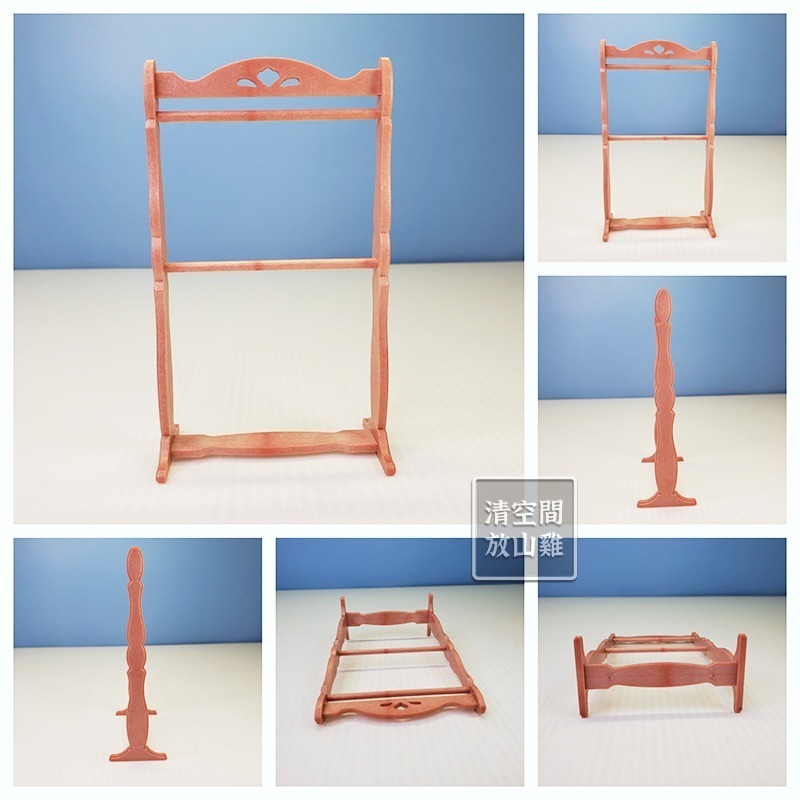 森林家族裁縫店配件 掛衣架 展示架 補件 日版 絕版〈清空間放山雞〉-細節圖2
