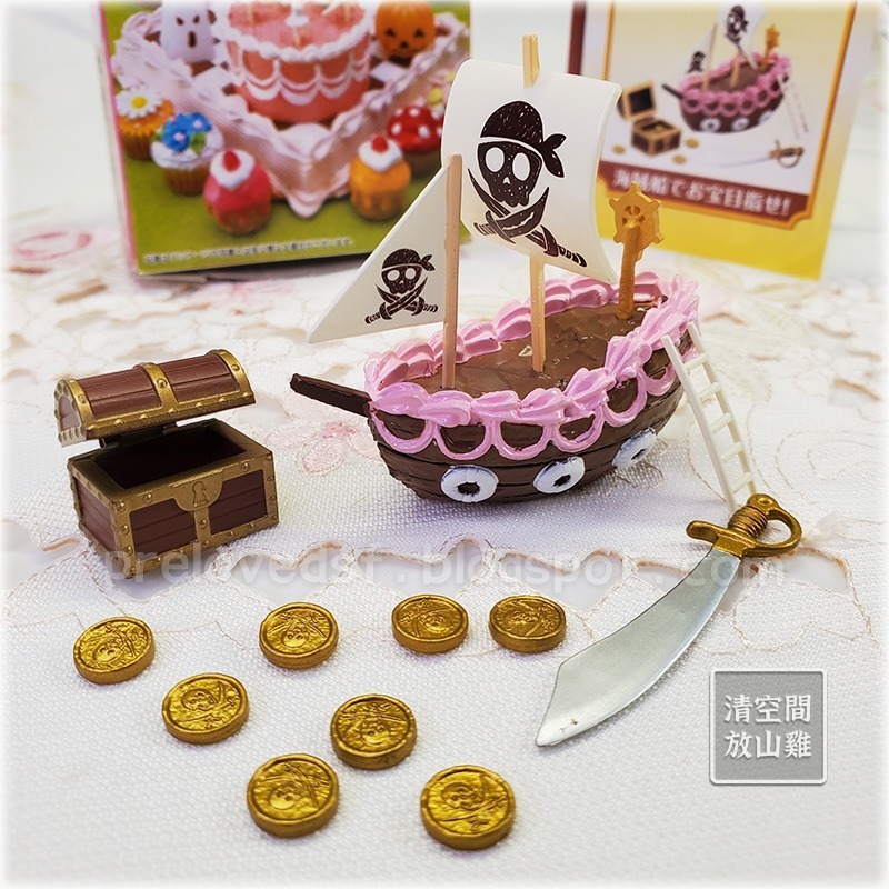 Re-Ment 童話王國點心 甜點 和菓子 7號 食玩盒玩 絕版 2007 rement〈清空間放山雞〉-細節圖2