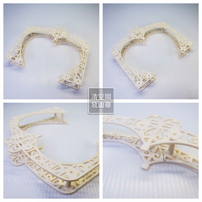 森林家族 早期絕版婚禮配件 拆售補件區 拱門 照相機 婚禮蛋糕 捧花 長桌 長椅 TOMY英版〈清空間放山雞〉-細節圖2