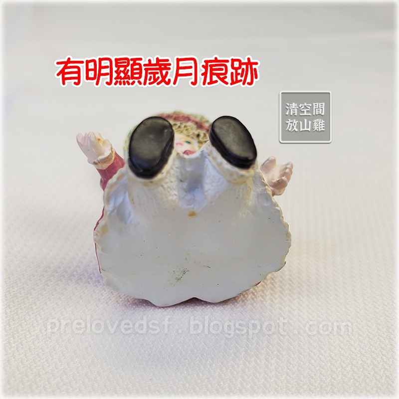 海洋堂 袖珍古董博物館 古董娃娃 二手有盒 2003 絕版〈清空間放山雞〉-細節圖8
