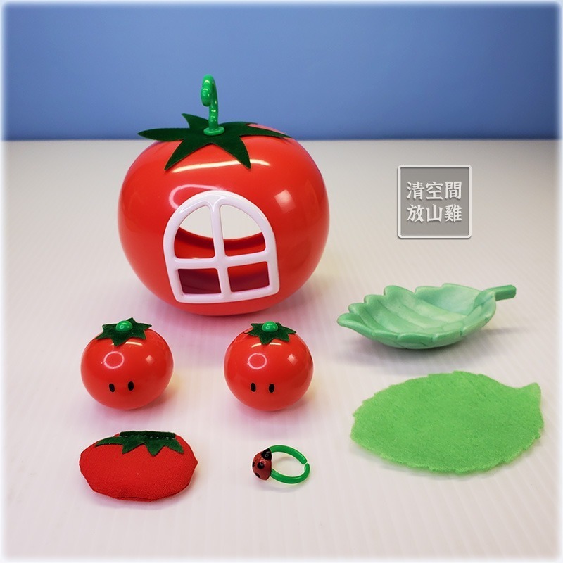 森林家族 番茄屋 番茄樹 童話王國系列 二手有盒 配件齊 日版 絕版〈清空間放山雞〉-細節圖6