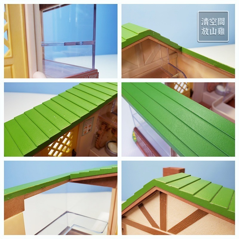 森林家族 水車麵包屋空屋 廚師鼠 披薩外送車 可加購麵包屋配件 絕版〈清空間放山雞〉-細節圖5