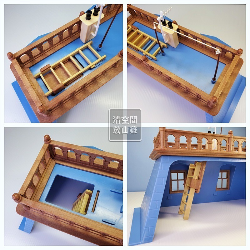 森林家族 城市L 頂樓屋頂 藍頂四層大屋拆售 二手 英版 絕版〈清空間放山雞〉-細節圖4