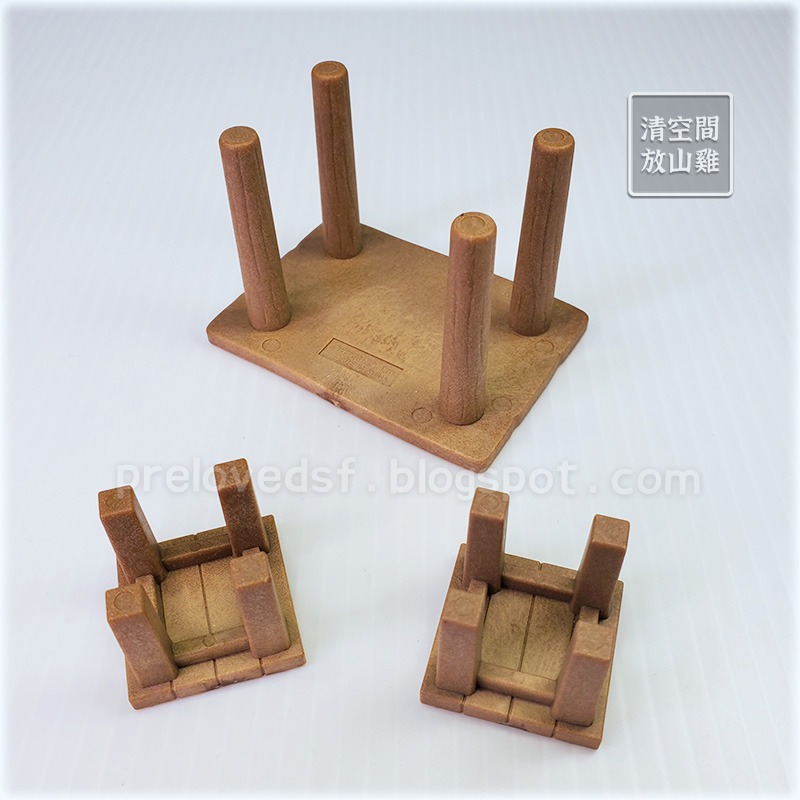 森林家族 戶外庭院桌椅組 折疊椅 二手無盒 英版 絕版〈清空間放山雞〉-細節圖6