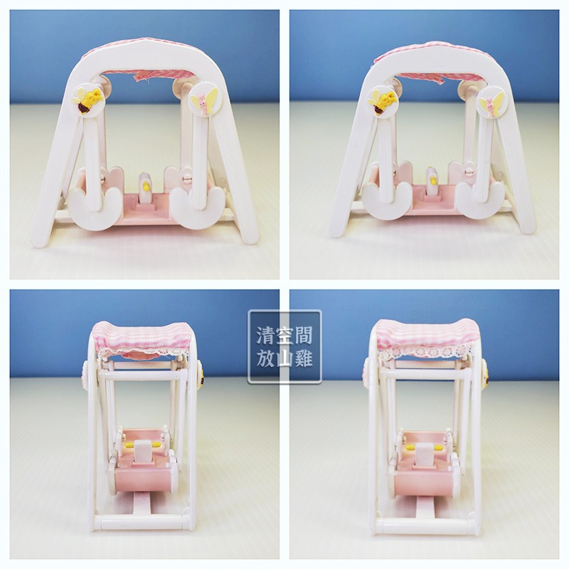 森林家族 美版寶寶鞦韆組 不含玩偶 二手有盒 絕版〈清空間放山雞〉-細節圖2