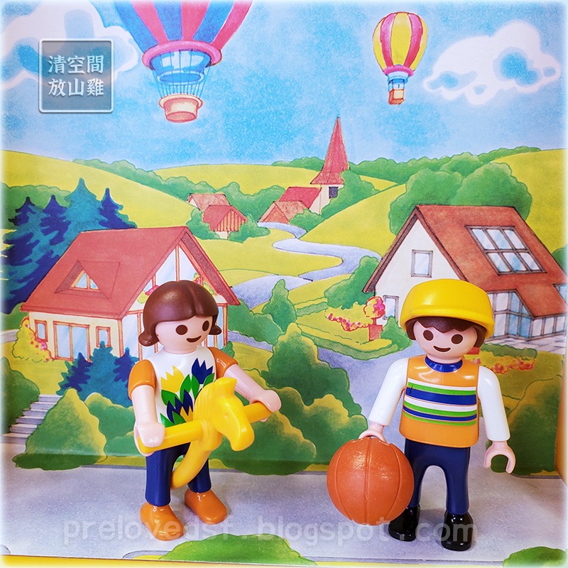 Playmobil 4335 Micro 摩比人 現代房屋 迷你磁鐵盒 絕版〈清空間放山雞〉-細節圖4