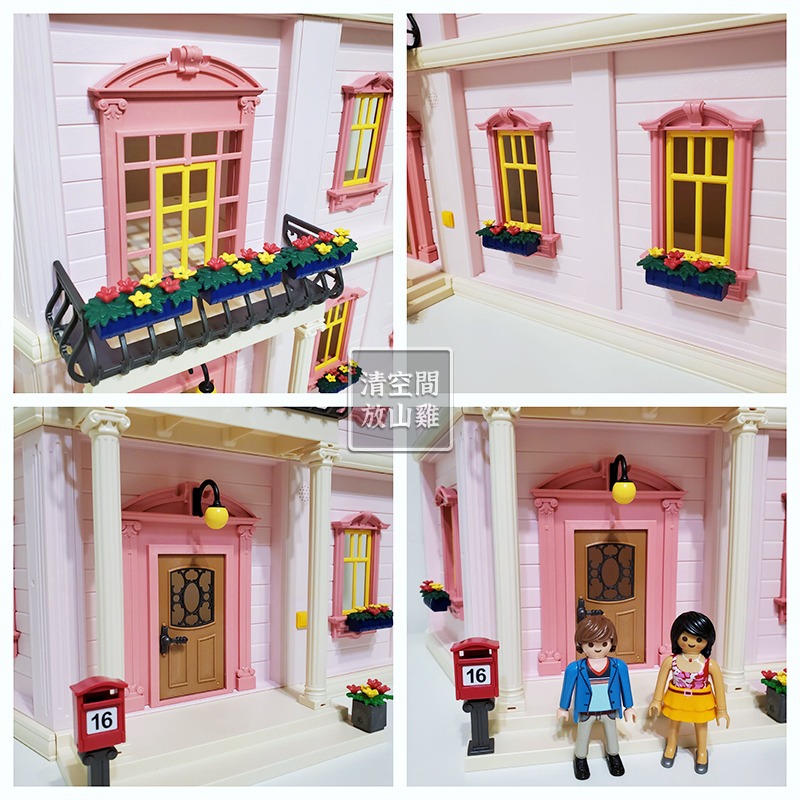 Playmobil 5303 摩比 粉紅娃娃屋 二手無盒 絕版〈清空間放山雞〉-細節圖5