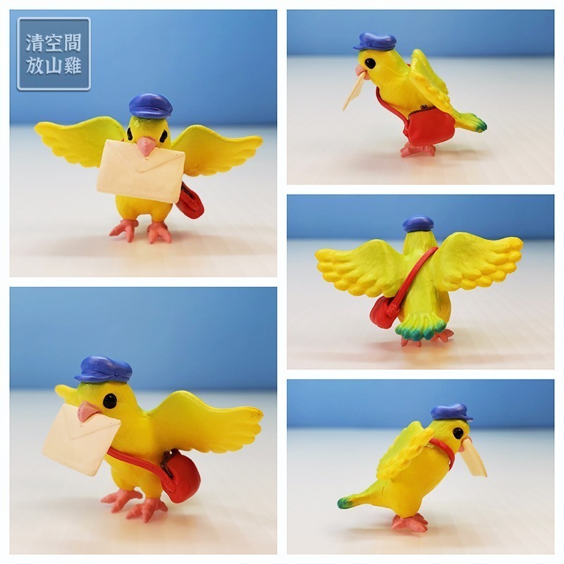 Re-Ment 森林動物故事 1號 青蛙 小鳥 二手有盒有紙 絕版 2008 rement〈清空間放山雞〉-細節圖3