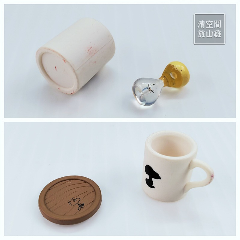 Re-Ment 史努比 房間 8號 二手有盒有紙 Snoopy＇s Mono Room 2019〈清空間放山雞〉-細節圖6