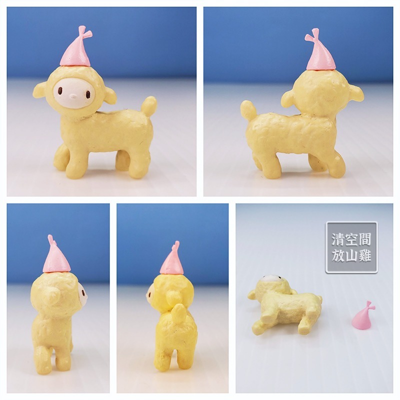 Re-Ment 雙子星 星空派對 8號 二手有盒有紙 Little Twin Stars 2010〈清空間放山雞〉-細節圖2