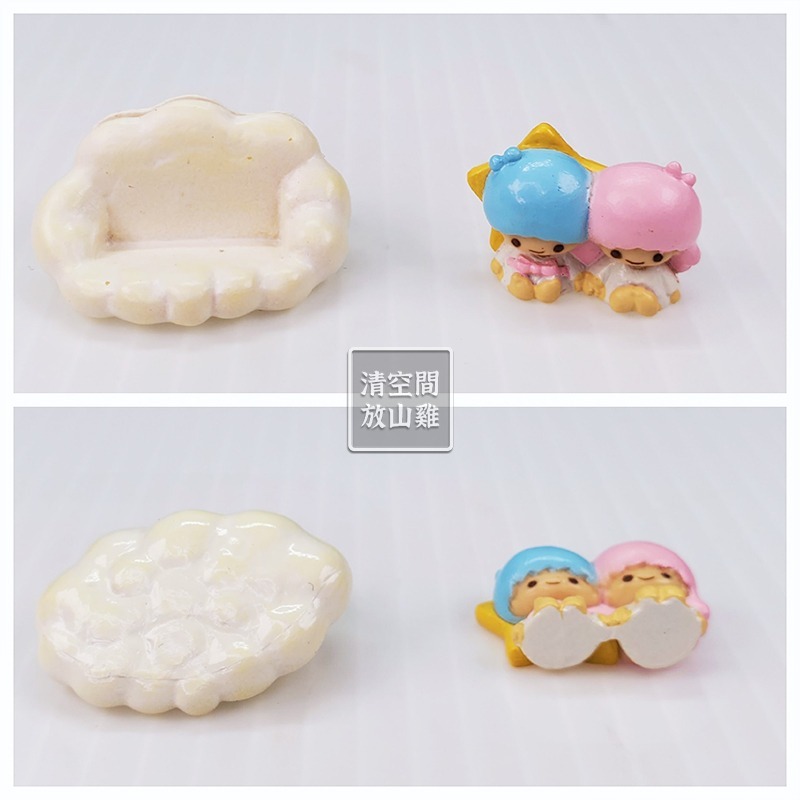 Re-Ment 雙子星 星空派對 8號 二手有盒有紙 Little Twin Stars 2010〈清空間放山雞〉-細節圖4