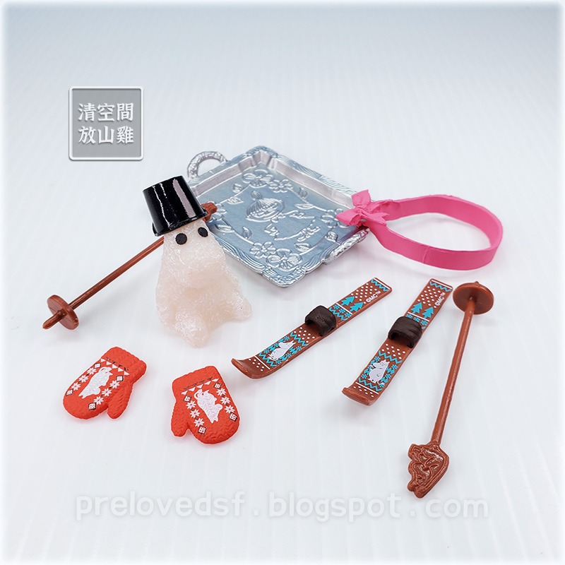 Re-Ment 嚕嚕米 溫暖的家 2號 二手有盒有紙 2017 MOOMIN WARM HOUSE〈清空間放山雞〉-細節圖2