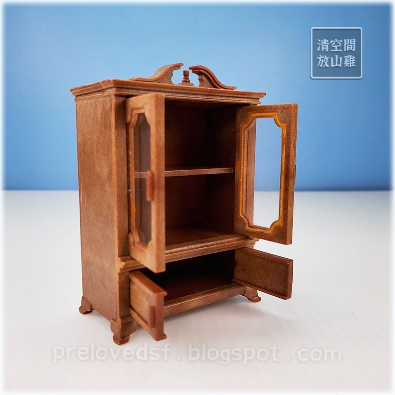 森林家族 電視 沙發 書櫃 電話桌 傘架 雨傘 咕咕鐘 雜誌架 二手無盒 絕版〈清空間放山雞〉-細節圖5