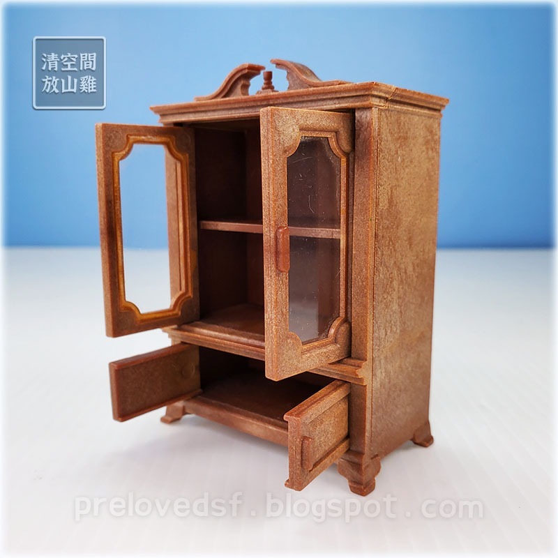 森林家族 書櫃 老爺鐘 咕咕鐘 沙發 茶几 傘架 雨傘 電話櫃 雜誌架 二手無盒 絕版〈清空間放山雞〉-細節圖6