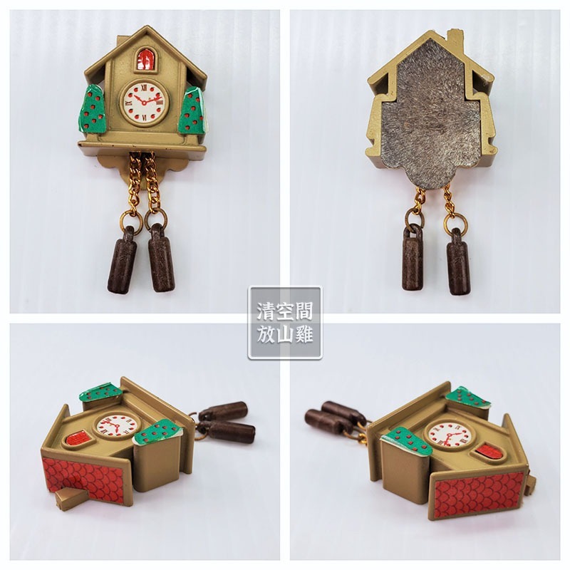 森林家族 書櫃 老爺鐘 咕咕鐘 沙發 茶几 傘架 雨傘 電話櫃 雜誌架 二手無盒 絕版〈清空間放山雞〉-細節圖11