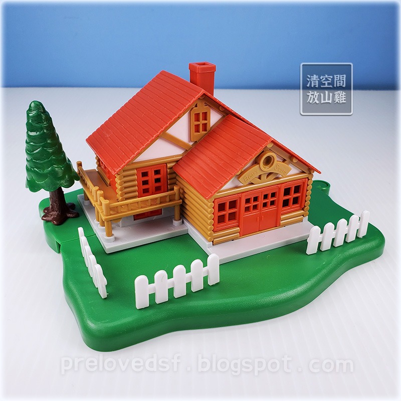 1986 BANDAI 楓葉小鎮 迷你雜貨店 楓葉鎮物語 日本製 二手有盒 絕版〈清空間放山雞〉-細節圖2