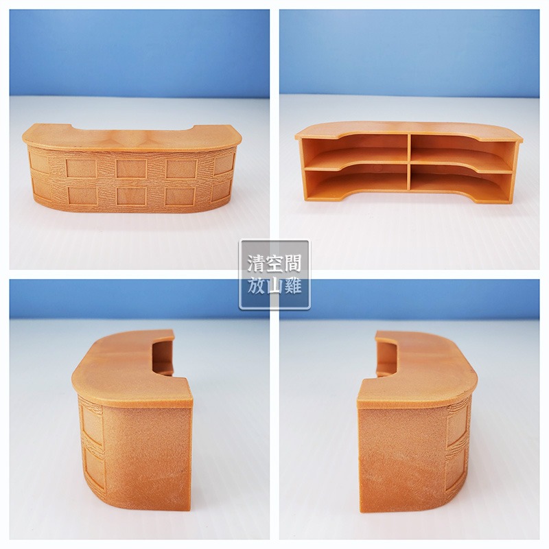 森林家族 英版紅色大飯店零件 接待櫃台 接待鈴 鑰匙 鑰匙櫃 行李箱 行李架 B組 二手無盒 絕版〈清空間放山雞〉-細節圖2