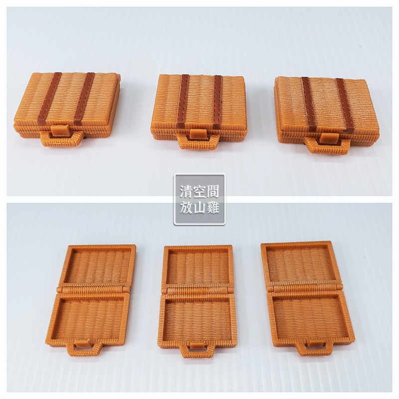 森林家族 英版紅色大飯店零件 接待櫃台 接待鈴 鑰匙 鑰匙櫃 行李箱 行李架 B組 二手無盒 絕版〈清空間放山雞〉-細節圖5