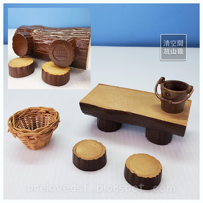 森林家族 地板 長春藤花籃組 戶外花園桌椅組 樹幹桌椅 藤籃 水桶〈清空間放山雞〉-細節圖8