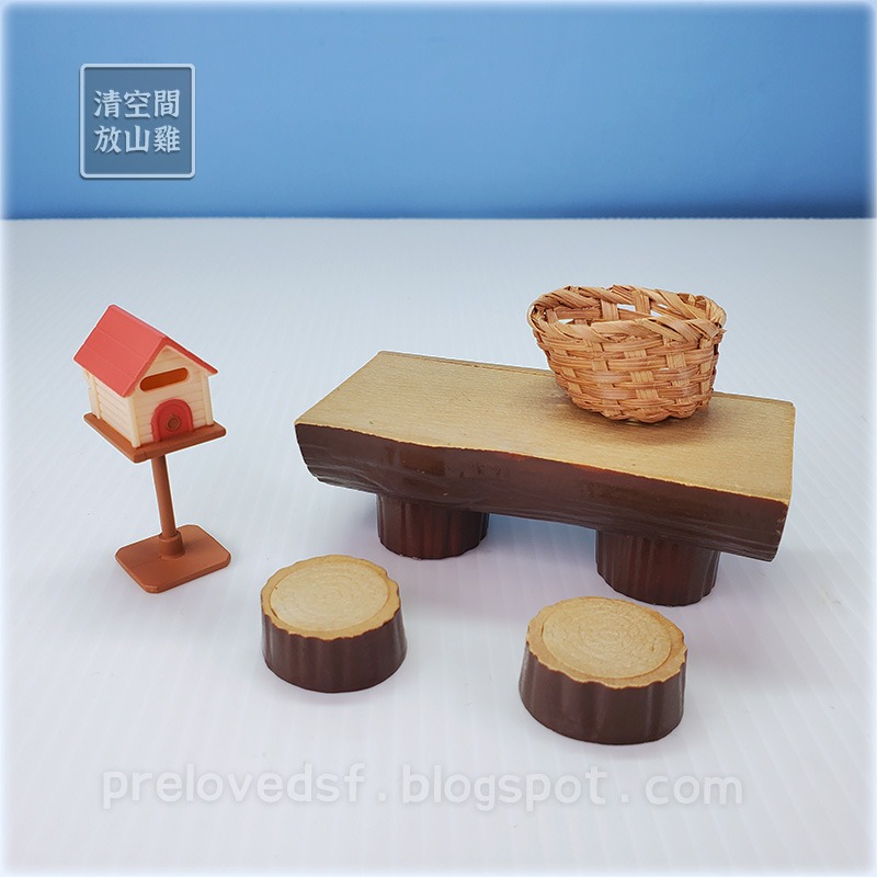 森林家族 地板 長春藤花籃組 戶外花園桌椅組 樹幹桌椅 信箱 籃子〈清空間放山雞〉-細節圖8