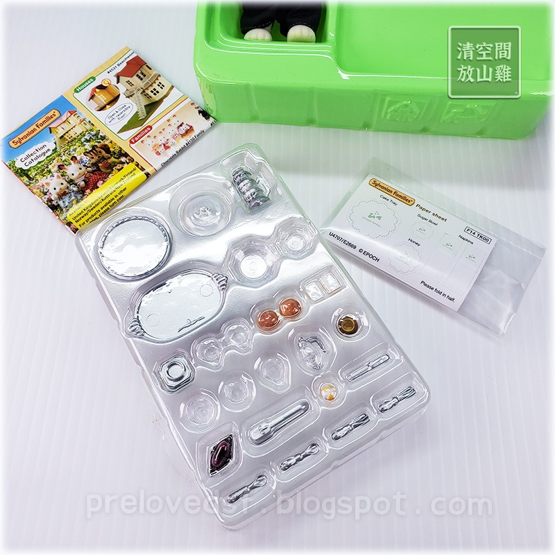 森林家族 貓管家午茶組 城市系列桌椅組 二手有盒 絕版〈清空間放山雞〉-細節圖5