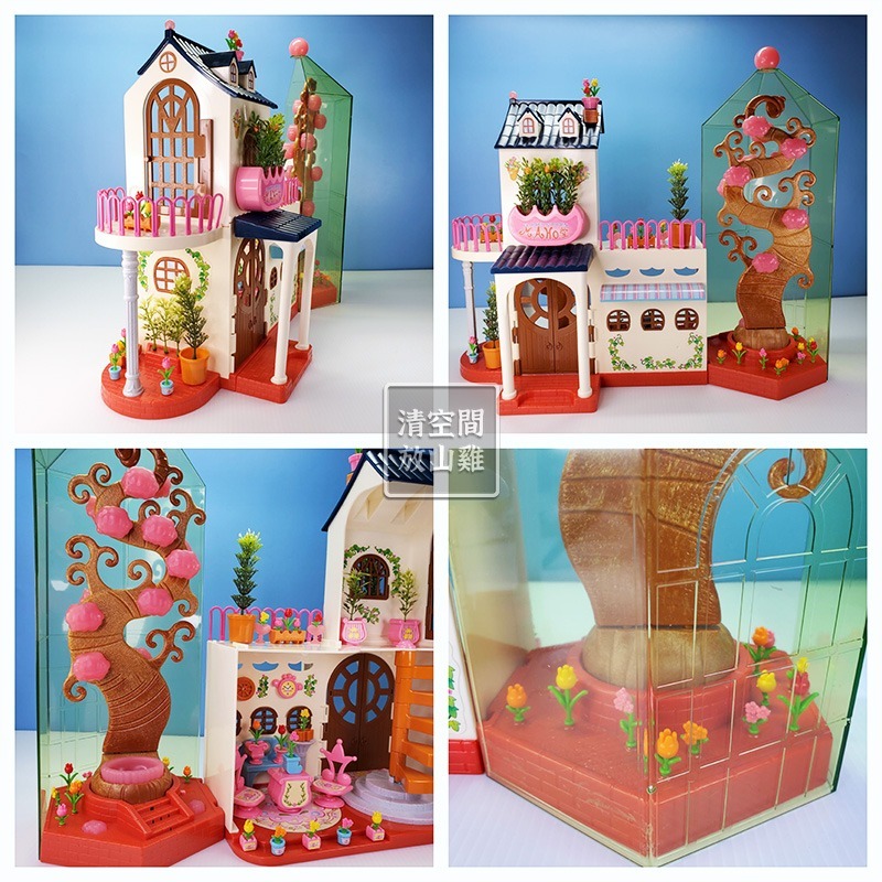 小魔女 DoReMi 魔法堂 園藝店 花園 二手有盒 絕版 BANDAI 2000〈清空間放山雞〉-細節圖3