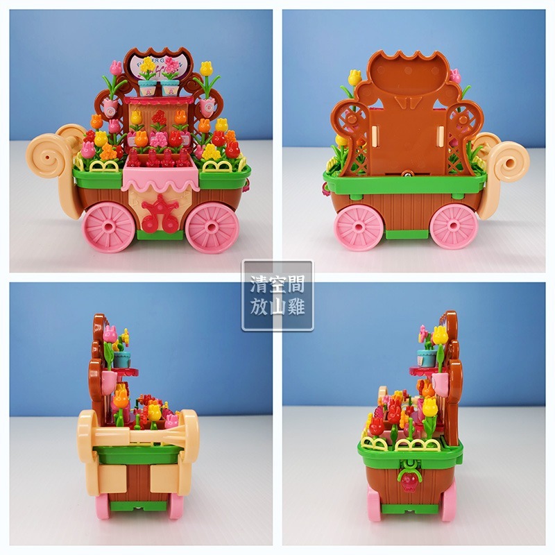 小魔女 DoReMi 花車 推車 二手有盒 絕版 BANDAI 2000〈清空間放山雞〉-細節圖3