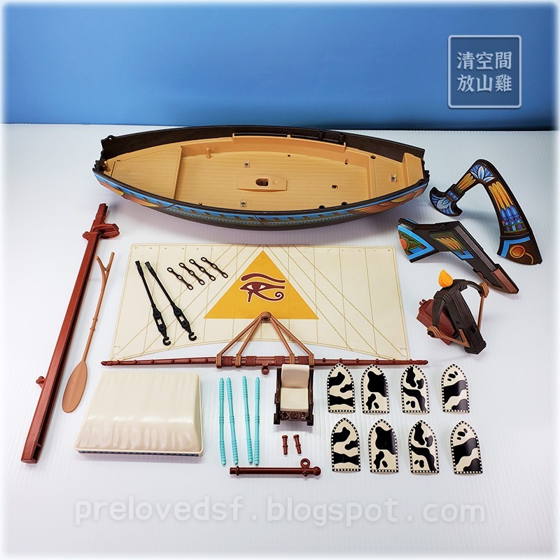 Playmobil 4241 摩比人 埃及船 二手無盒 絕版〈清空間放山雞〉-細節圖8