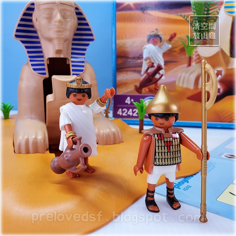 Playmobil 4242 摩比人 埃及 人面獅身 木乃伊 二手有盒 絕版〈清空間放山雞〉-細節圖2