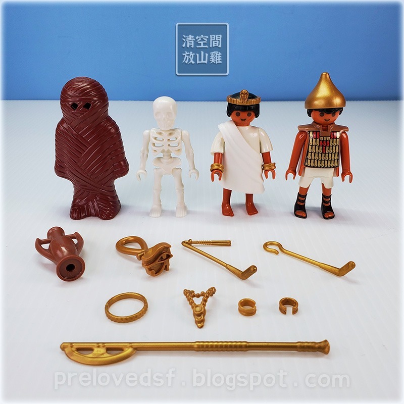 Playmobil 4242 摩比人 埃及 人面獅身 木乃伊 二手有盒 絕版〈清空間放山雞〉-細節圖5