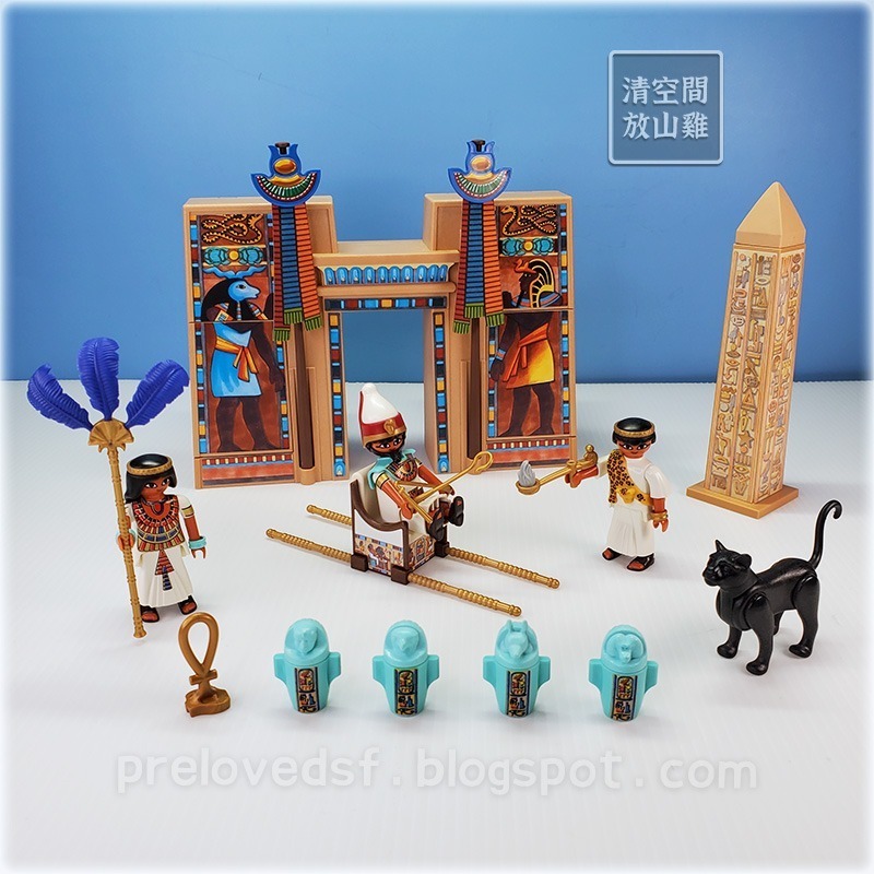 Playmobil 4243 摩比人 埃及 法老神廟 二手有盒 絕版〈清空間放山雞〉-細節圖2