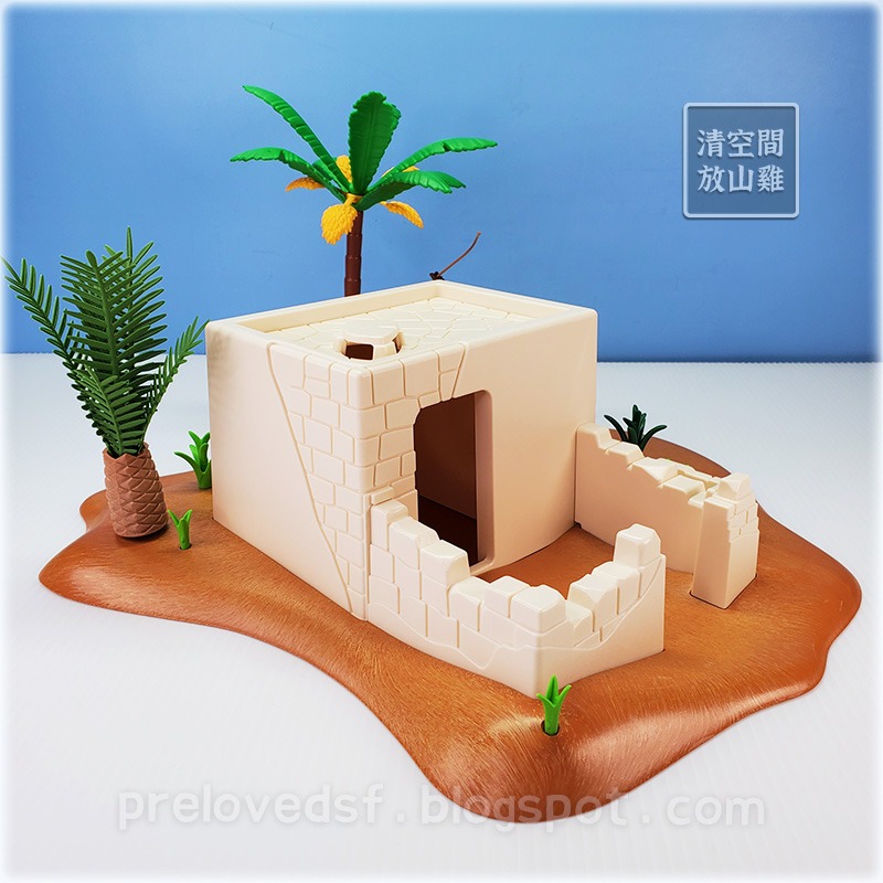 Playmobil 6485 摩比人 埃及房屋 二手無盒 絕版〈清空間放山雞〉-細節圖3