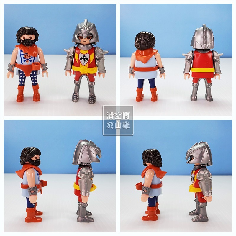 Playmobil 5637 摩比人 騎士軍械庫 鐵匠 盔甲 武器 遊戲提盒  二手有盒 絕版〈清空間放山雞〉-細節圖5