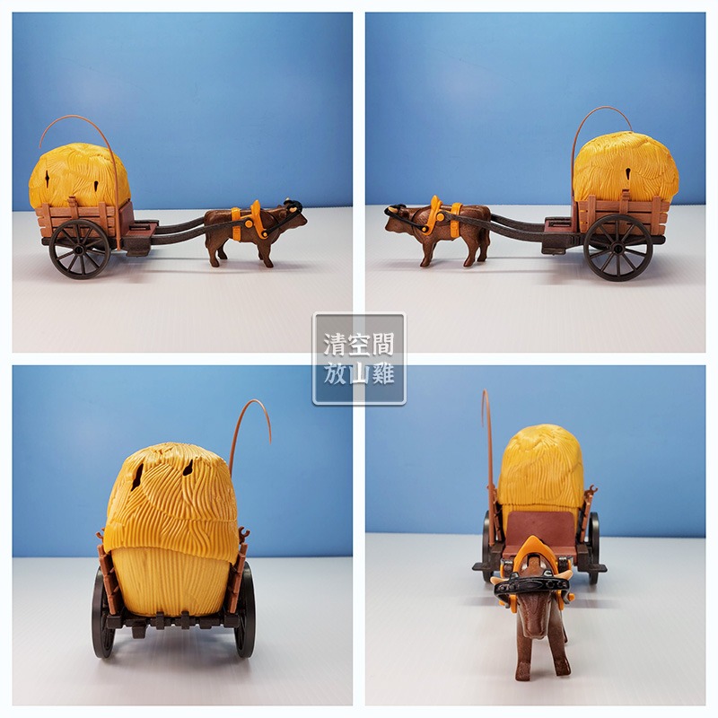Playmobil 6005 摩比人 鷹騎士 偽裝牛車 二手有盒 絕版〈清空間放山雞〉-細節圖3